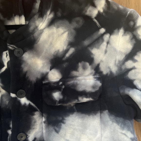 The elder statesmen black and white Teton jacket - Picture 4 of 6